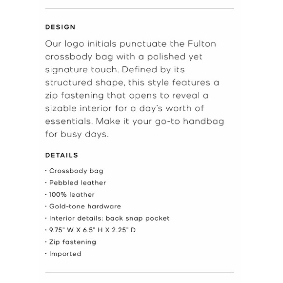 Michael Kors Fulton Large Crossbody Bag Purse - Picture 3 of 10